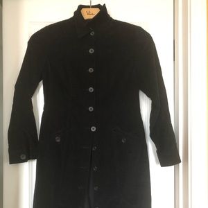 Vintage  Black Talbots long corduroy dress.